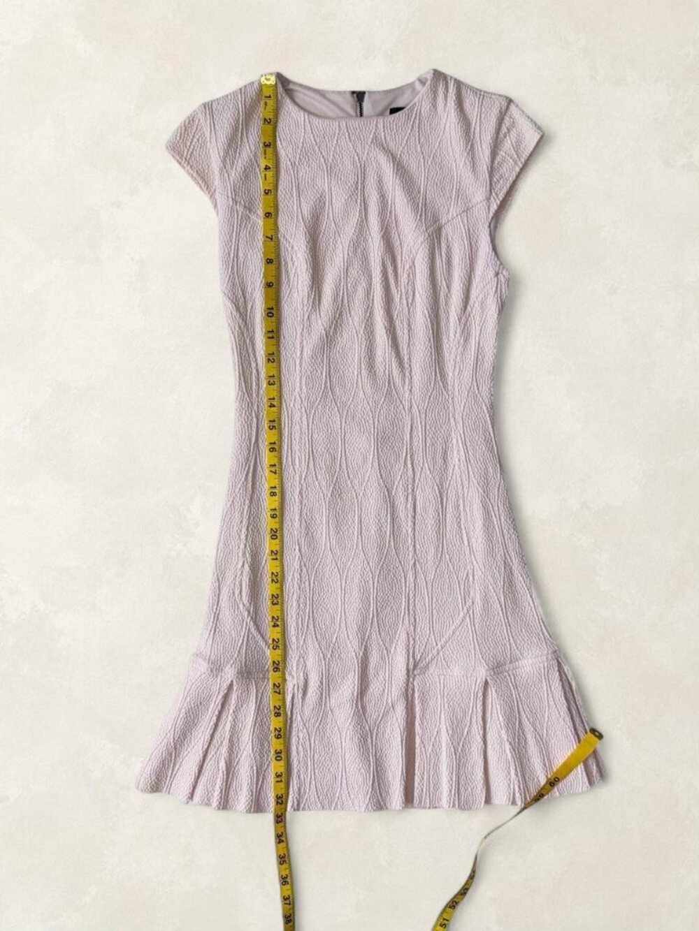 Jacquard Ruffled Mini Dress - XS - Picture 8 of 8